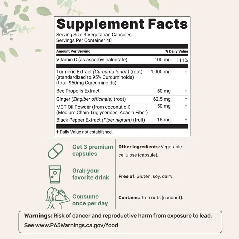 Turmeric Curcumin 1,000mg