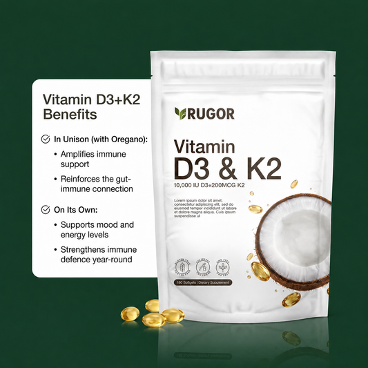 Vitamin D3 + K2 Softgels