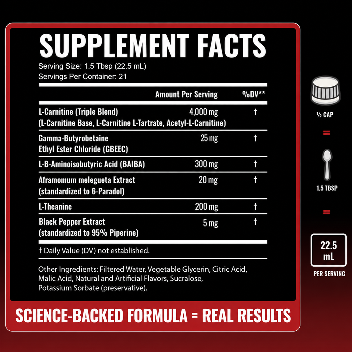 Liquid L-Carnitine 4000MG